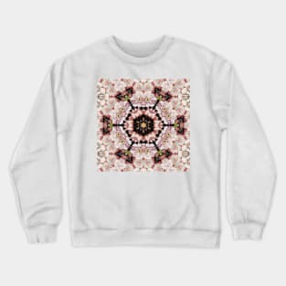 Girly Chic bohemian flowers Pastel Pink Boho Floral Mandala Crewneck Sweatshirt